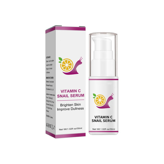 OEM Brightening Hydrating Vitamin C Snail Serum for All Skin Type, Improve Dullness