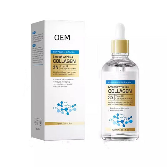 OEM Smooth Anti Wrinkles Collagen Serum, Firming Hydrating Collagen Booster for Face