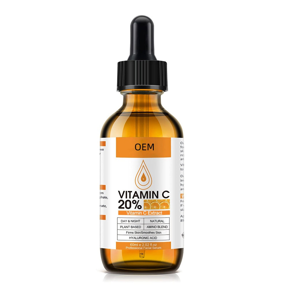 OEM Whitening Vitamin C Serum For Dark Spots, Fine Lines Dull Skin