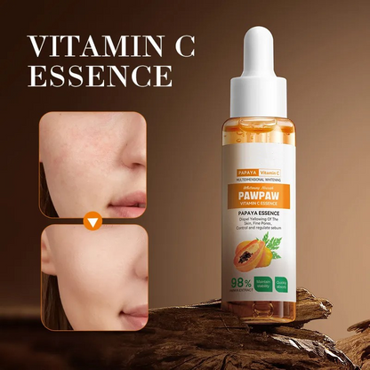 OEM Papaya Extract Vitamin C Nourishing PawPaw Essence for Woman, Deep Hydration Fine Pores, Moisturizing Smoothing for Face