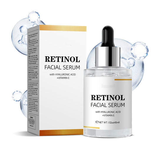 OEM Retinol Anti-Wrinkle Facial Serum with Vitamin E, Supports Even Tone, Minimizes Appearance of Fine Lines & Wrinkles