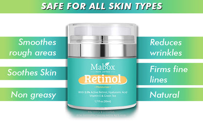 Best Skin Care Retinol Cream With Hyaluronic Acid For Aging Skin 50ML