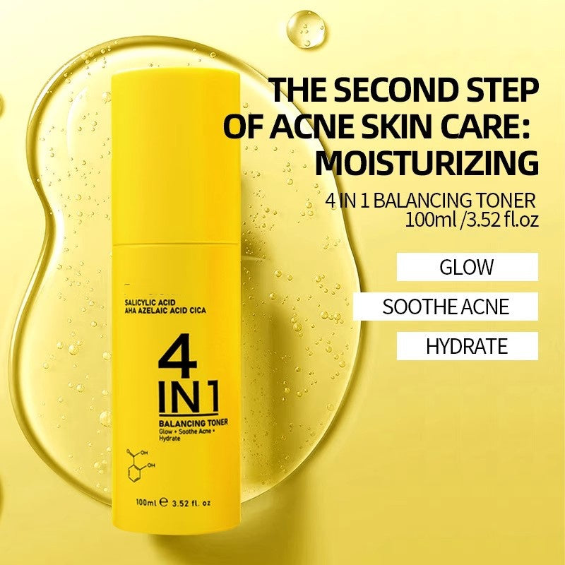 OEM Oil Control Salicylic Acid Facial Skin Care Set for Oily Skin, Reduces Acne, Blackheads & Blemishes