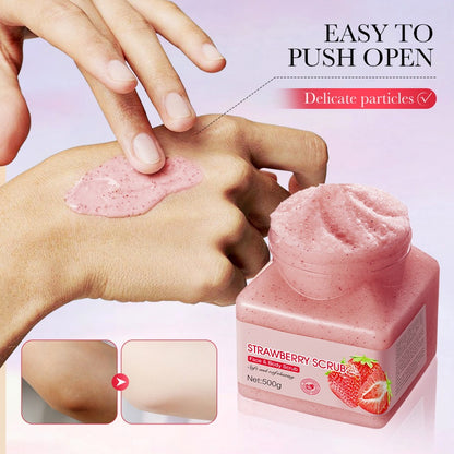 ODM/OEM Exfoliating Skin Care Strawberry Scrub Whitening Rejuvenating Face And Body Scrub