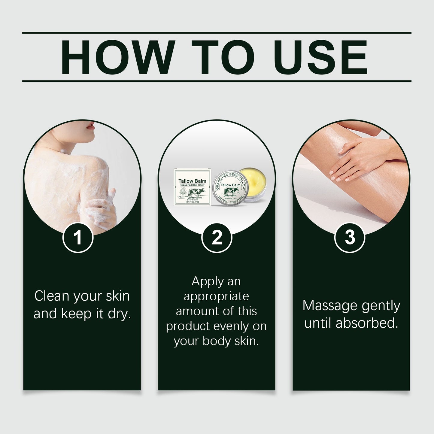 OEM Whipped Beef Tallow Balm, Deeply Moisturizing for Face and Body