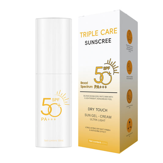 Private Label High Quality SPF50+ Anti-aging Lotion Moisturizing Refreshing Non-greasy Sunscreen