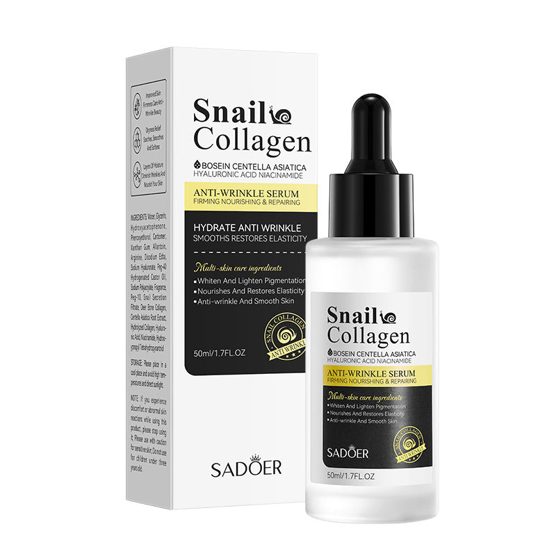 OEM Anti Aging Snail Collagen Skincare Set, Anti Wrinkle & Repair Face Skin Care Gift Set