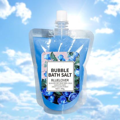 OEM Fruit Bubble Scrub Bath Salt Removing Chicken Skin Moisturizing Exfoliating Flower Dead Skin Moisturizing Sea Salt