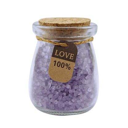 OEM Natural Bath Aromatic Sea Salt Lavender Relaxing Himalayan Pink Epsom Salt Natural Private Label Organic Flower Rose Bath Salt