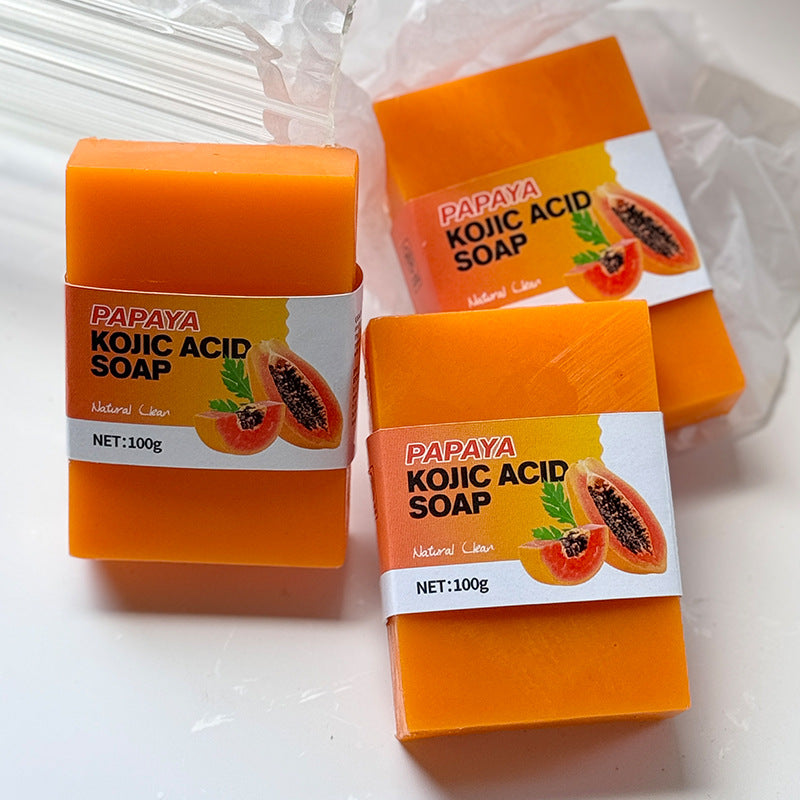 OEM Kojic Acid Soap Dark Black Skin Lightening Hand made Soap Whitening Bleaching Turmeric Soap