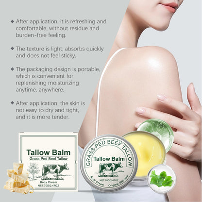 OEM Whipped Beef Tallow Balm, Deeply Moisturizing for Face and Body