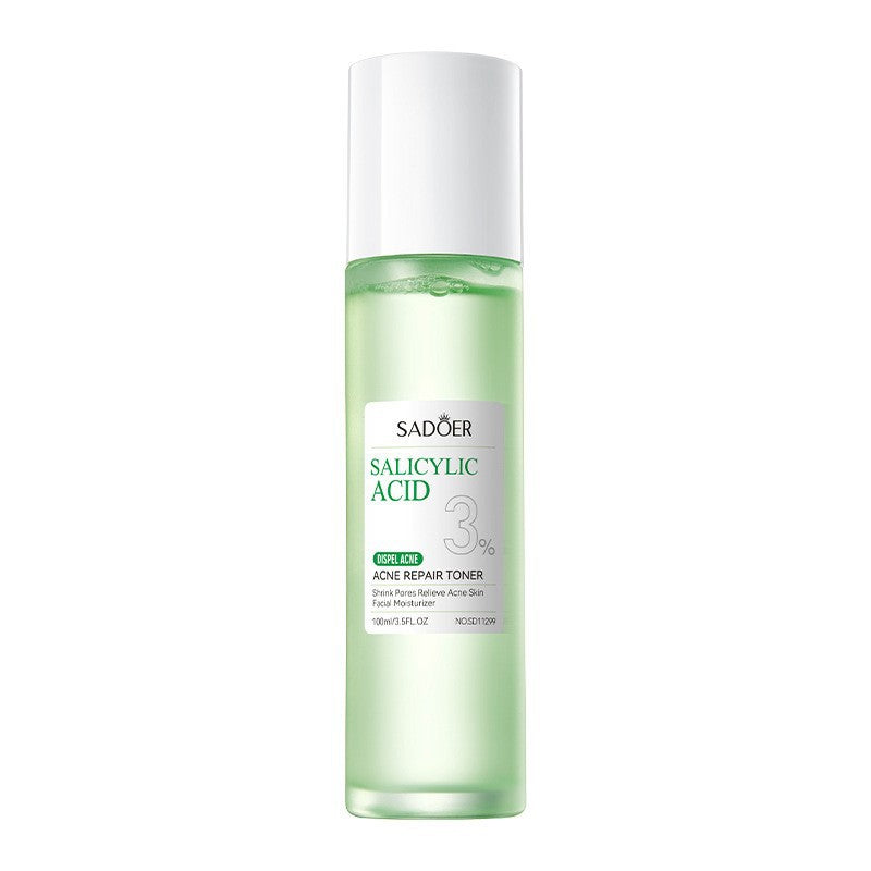 OEM Oil Control Salicylic Acid Facial Skin Care Set, Acne Treatment Face Wash Cleanser, Facial Toner, Serum, Lotion, Cream