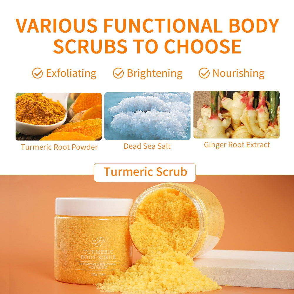 Support customization Deeply Cleansing Body Sugar Scrub Natural Moisturizing Whitening Body Scrub