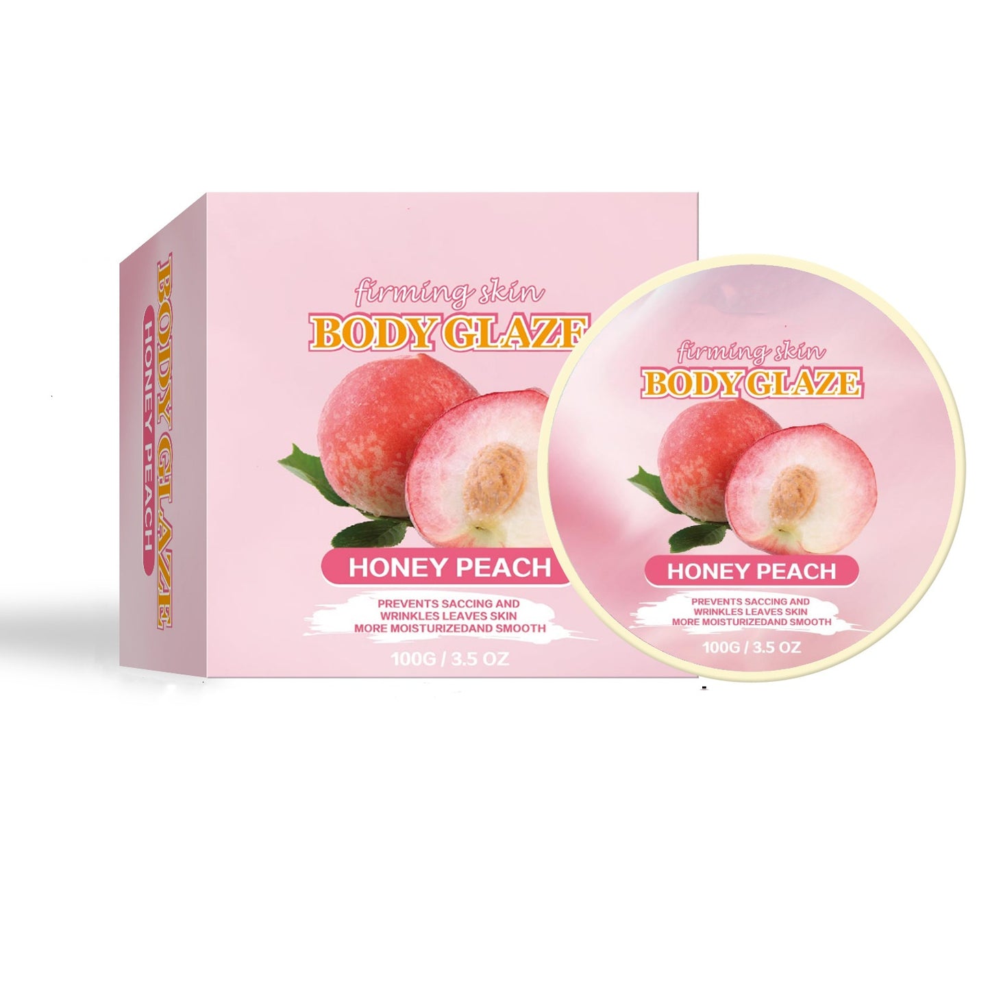 Wholesale Body Care Moisturizing Shea Butter Whitening Body Lotion Strawberry Peach Body Glaze