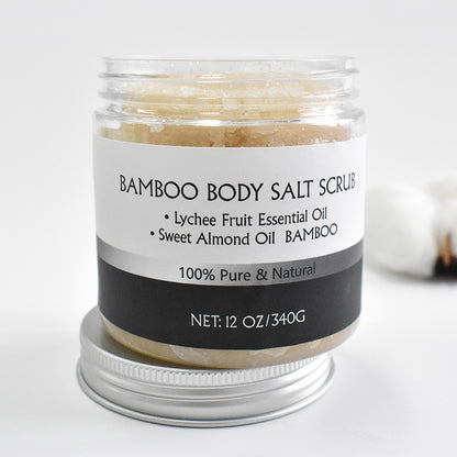 Skin Care Coconut Body Scrub Organic Exfoliating Moisturizing Skin Whitening Bamboo Scrub