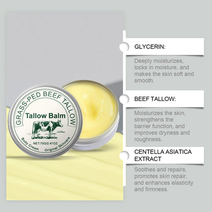 OEM Whipped Beef Tallow Balm, Deeply Moisturizing for Face and Body