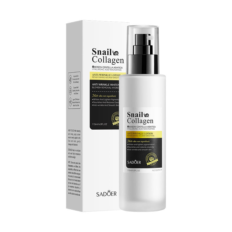 OEM Anti Aging Snail Collagen Skincare Set, Anti Wrinkle & Repair Face Skin Care Gift Set