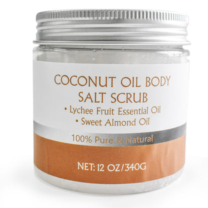 Skin Care Coconut Body Scrub Organic Exfoliating Moisturizing Skin Whitening Bamboo Scrub