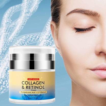 Home Use Face Cream Moisturizing Retinol Collagen Day And Night Face Cream Women Cream For Face