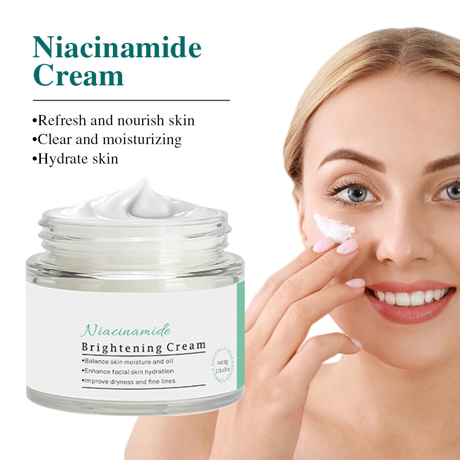 OEM Refreshing Whitening Hyaluronic Acid Facial Cream Niacinamide Brightening Cream For Daily Use