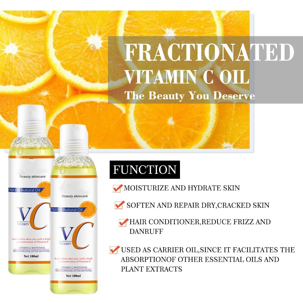 Hot Selling Moisturizing Vitamin C Massage Body Oil Softening Carrier Oil