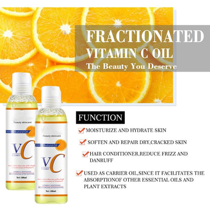 Hot Selling Moisturizing Vitamin C Massage Body Oil Softening Carrier Oil
