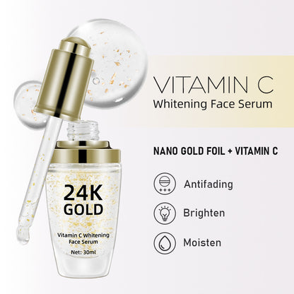 Anti Aging Brightening 24k Gold Serum With Vitamin C 30ML