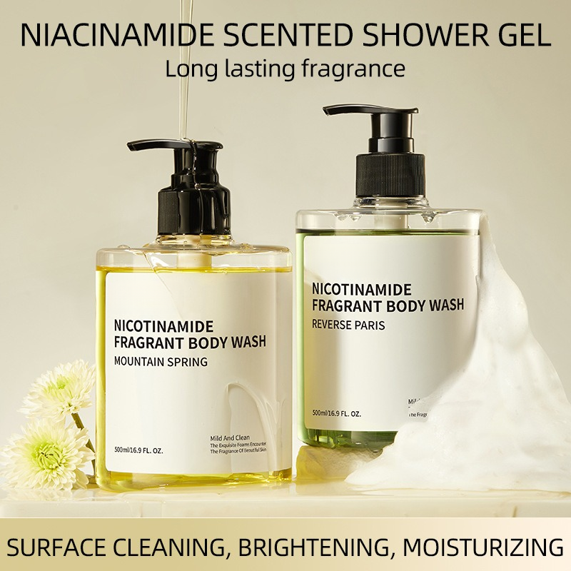 Natural Whitening Moisturizing Body Wash Lavender Shower Gel