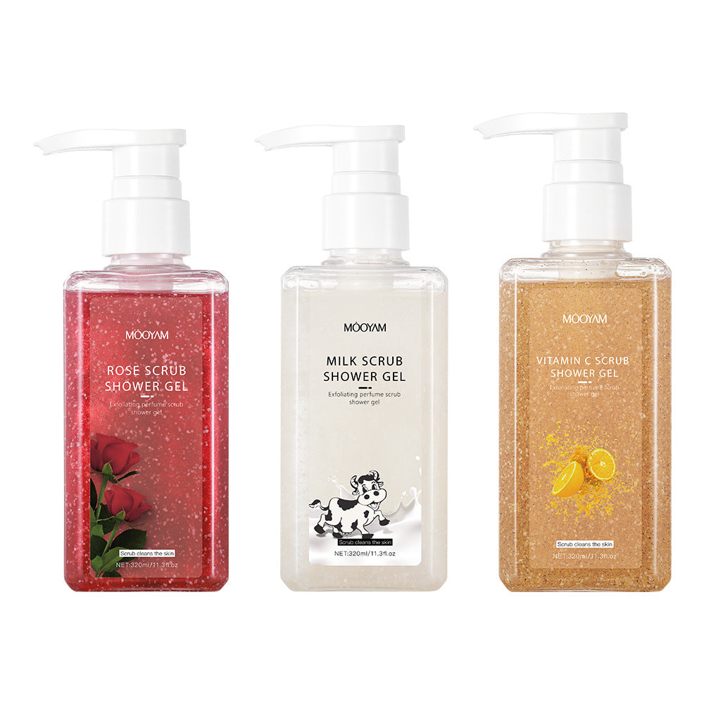 Hot Selling Long Lasting Fragrance Orange Rose Milk Body Wash 320ML