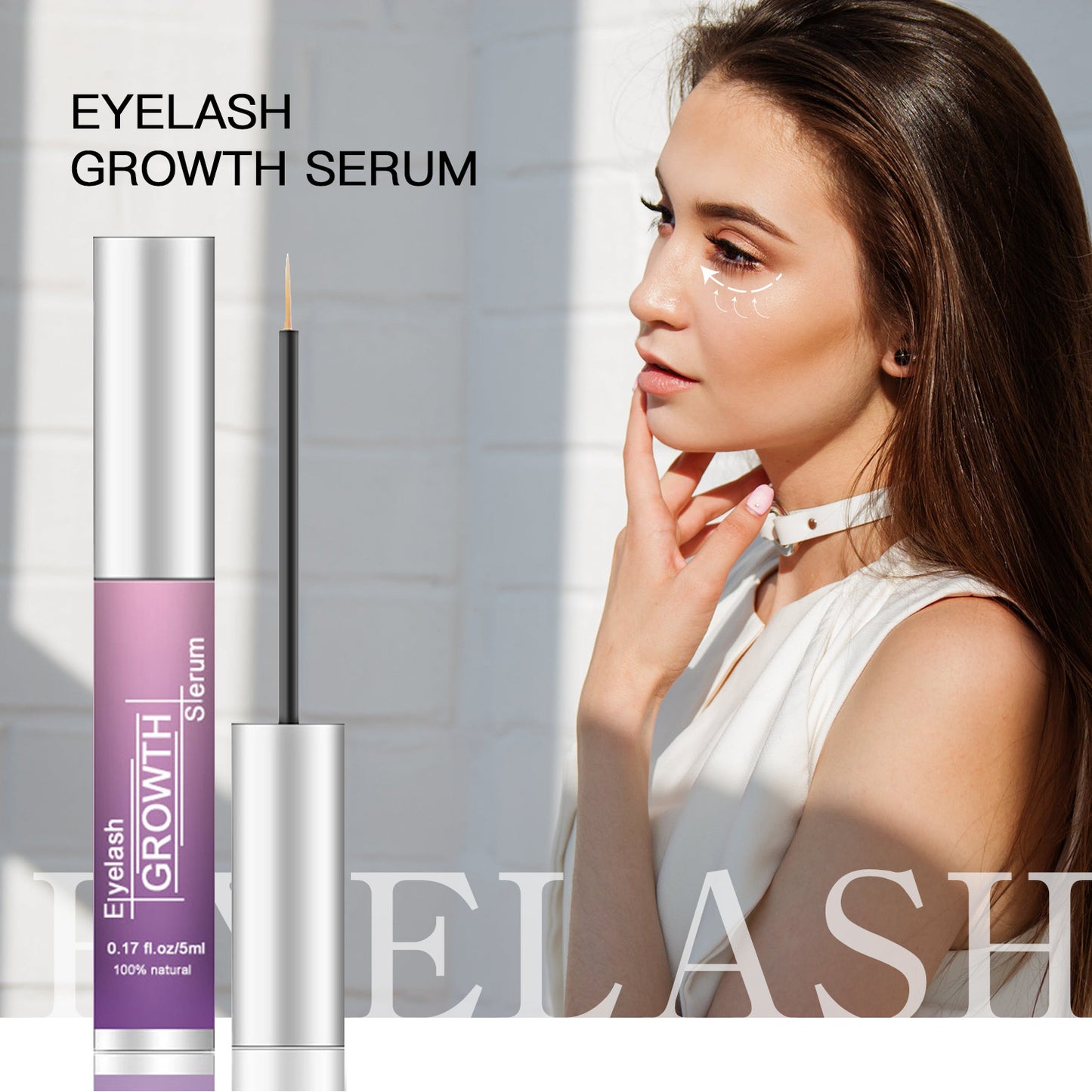 Wholesale Eye Lash Growth Longer Thick Eyelash Growth Serum