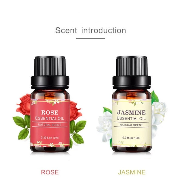 OEM Premium Pure Flower Essential Oils Set, Ylang Ylang, Gardenia, Jasmine, Rose, White Tea, Cheery Blossoms