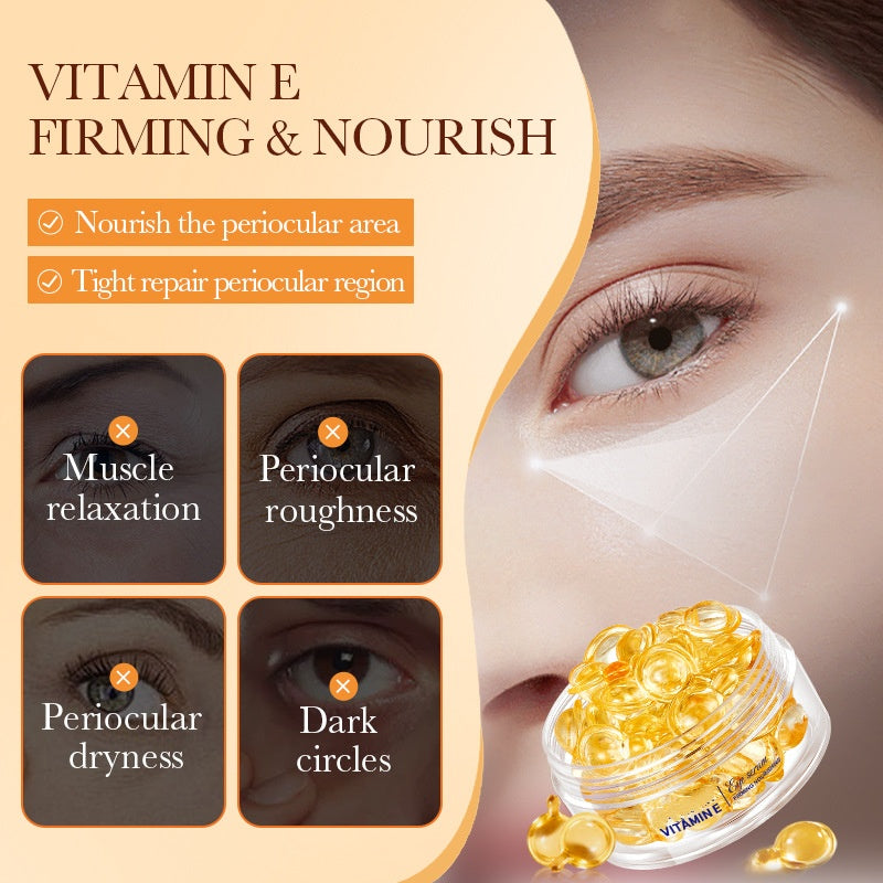 Anti Puffiness Anti Aging Nourishing Removal Under Dark Circles Cream, Vitamin E Smoothing Eyes Cream