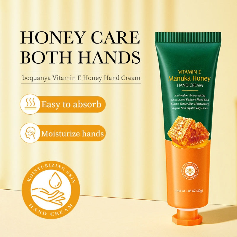 High Quality Repairing Dull Skin Honey Hand Cream With Vitamin E 30g