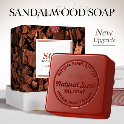 Private Label Plant Extract Deep Cleansing Moisturizing Natural Handmade Sandalwood Soap