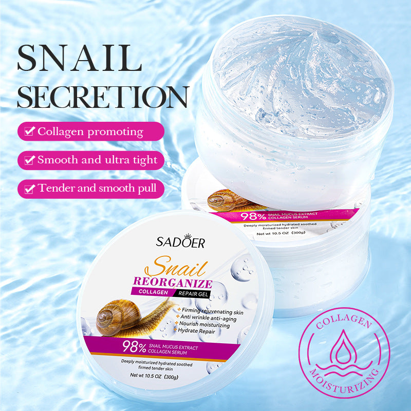 OEM Deeply Moisturizing Snail Collagen Repairing Gel for All Skin Types