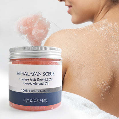 Private Label Dead Skin Removal Beauty Skin Scrub 100% Natural Organic Whitening Himalaya Salt Body Scrub