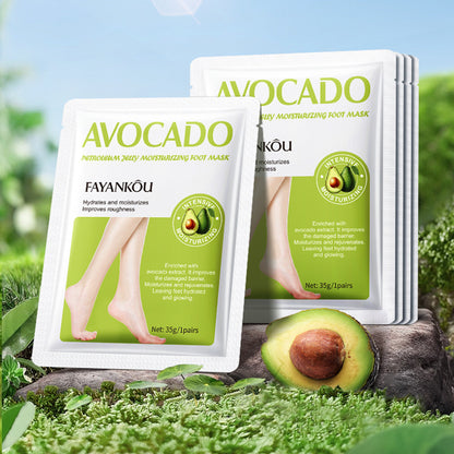 OEM Moisturizing Exfoliating Hydration Treatment Avocado Foot Mask