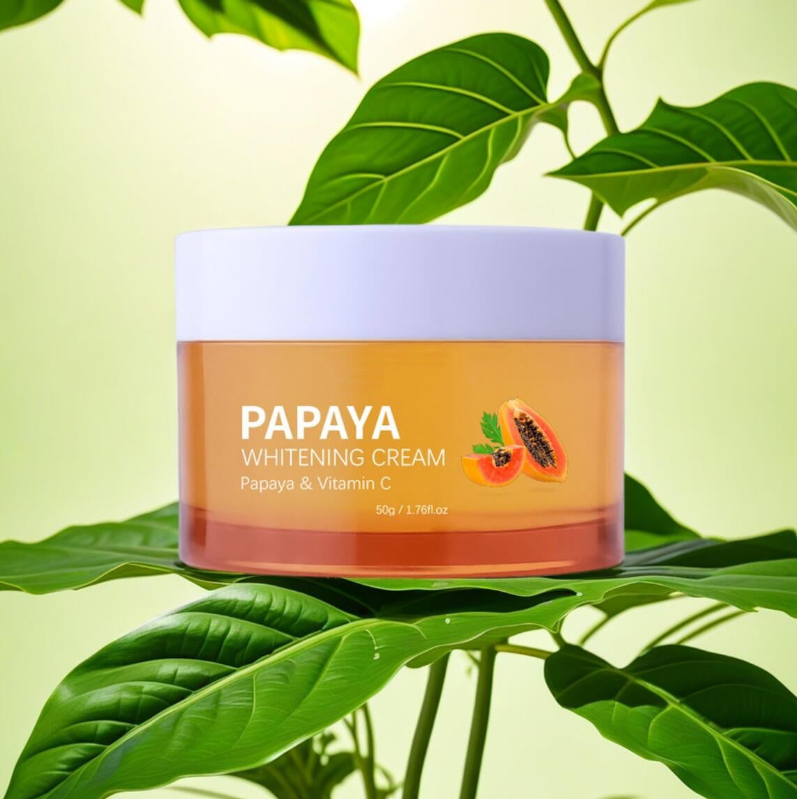 High Quality Papaya Whitening Cream Refreshing Vitamin C Moisturizer for Dark Spots