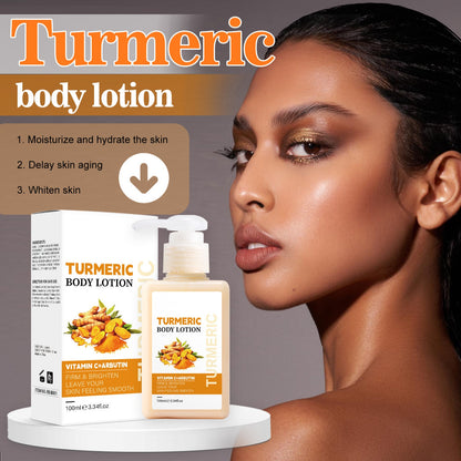 Private Label Natural Dark Spot Removal Moisturizer Anti-ance Brightening Body Lotion Turmeric Cream For Women