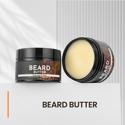 Men's Organic Herbal Beards Balm Refreshing Wash-Free Hair Condiment Nourishing Shaping Cream