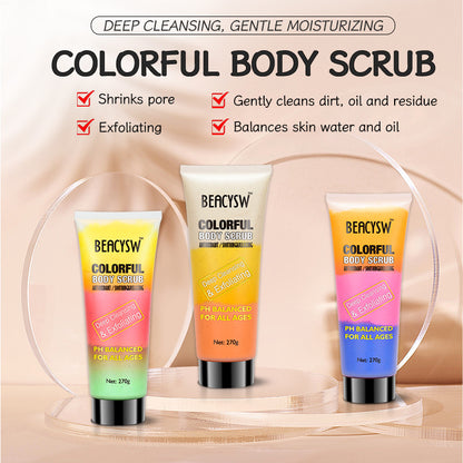 OEM/ODM Private Label Deep Cleansing Exfoliating Colorful Body Scrub 270ML