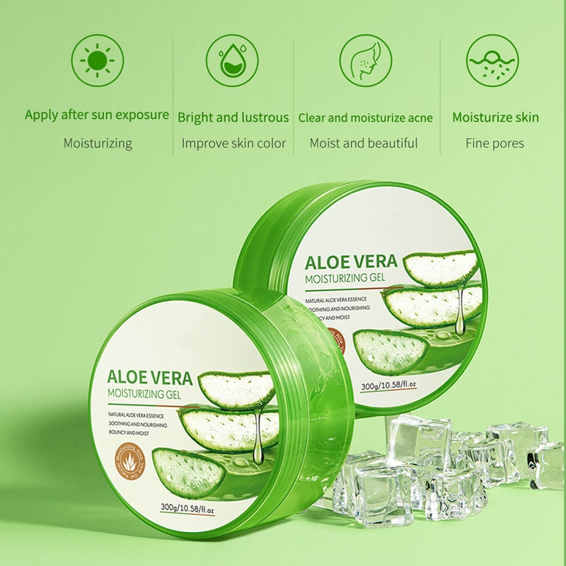 Private Label Organic Aloe Vera Gel Sun Repairing Treatment Skin Hydration Moisturizing Gel