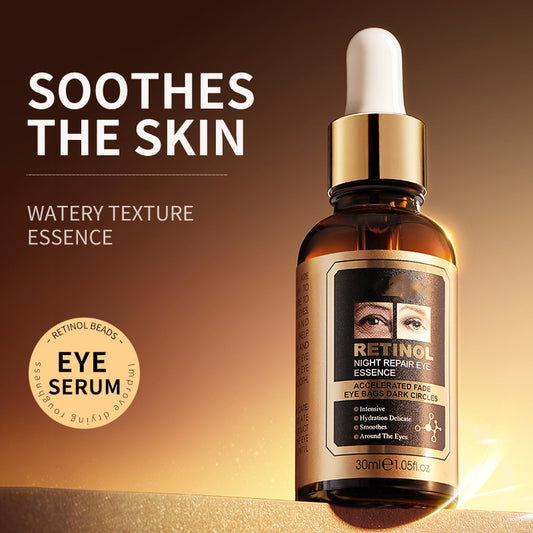 OEM/ODM Anti Aging Eye Serum For Wrinkles Fine Lines Dark Circles Puffiness Bags, Hydrating Repair Eye Essence