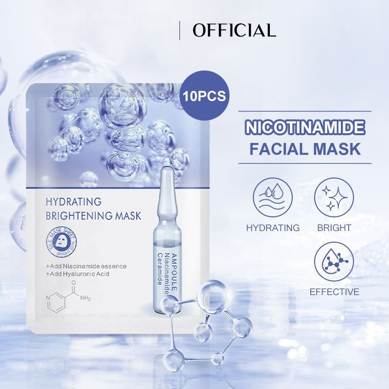 OEM ODM Moisturizing Face Mask Skin Care Whitening Lightening Hyaluronic Acid Facial Mask