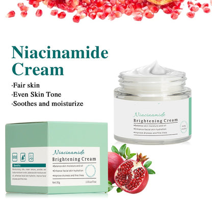 OEM Refreshing Whitening Hyaluronic Acid Facial Cream Niacinamide Brightening Cream For Daily Use