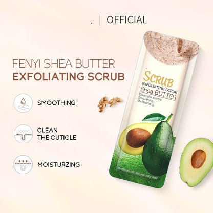 OEM Skin Exfoliator Shea Butter Sugar Scrub Exfoliating Moisturizing Bath Cleansing Avocado Body Scrub