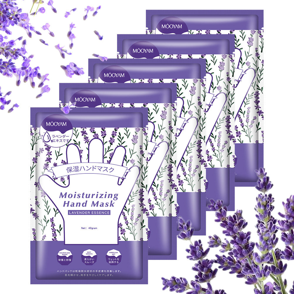 Best Wholesale Nourishing Repairing Smoothing Lavender Hand Mask For Dry Skin 40g