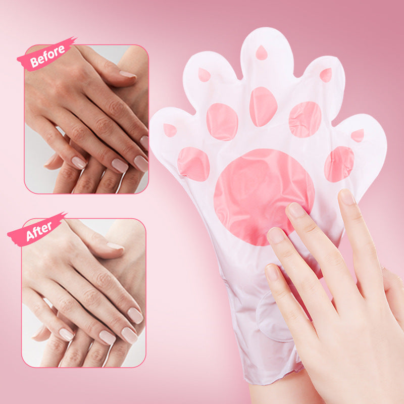 Factory Disposable Whitening Brightening Cat Claw Hand Sheet Mask