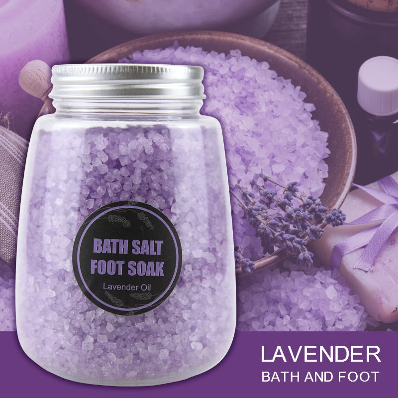 OEM Rose Sea Soak Lavender Relaxing Himalayan Pink Epsom Salt Natural Private Label Organic Flower Rose Bath Salt