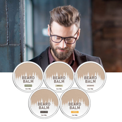 Natural After Shave Mustaches Soften Beard Balm Moisturize Men Organic Beard Growth Butter Beard Balm Wax